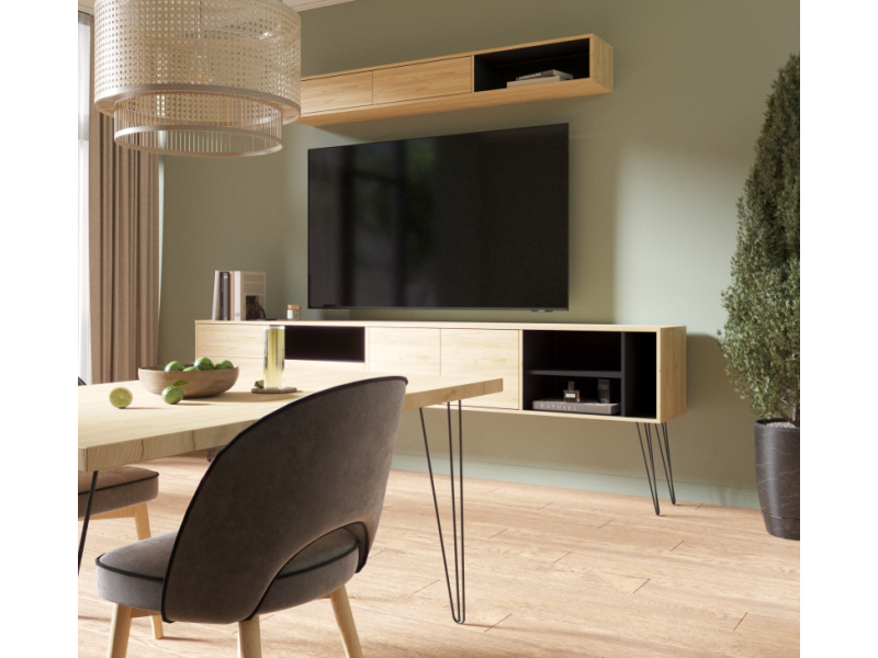 LOFT Опора журнального стола Н-620, чёрная